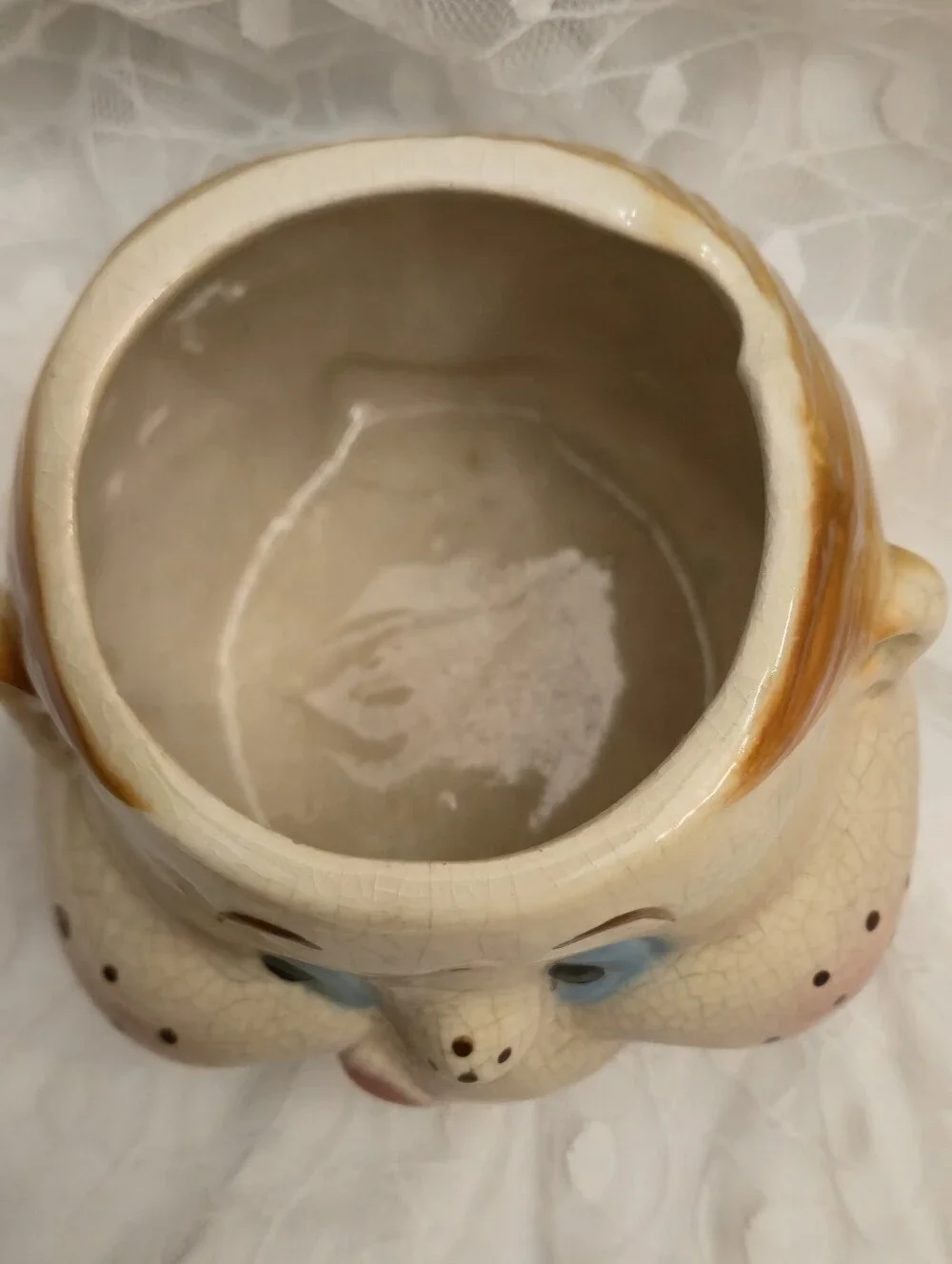 RARE Vintage Cardinal USA 1950s Howdy Doody Ceramic Pottery  Jam Jar